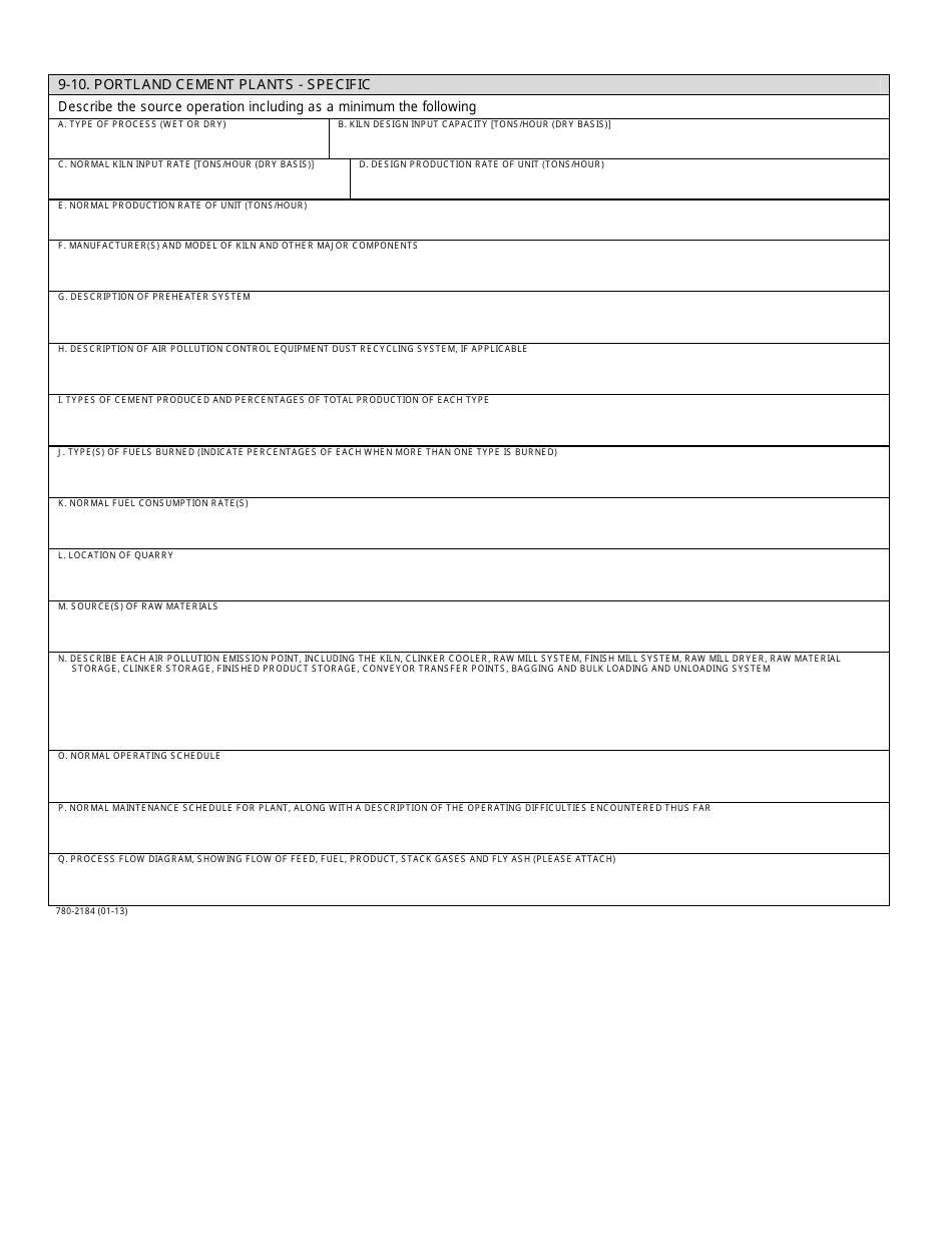 Form MO780-2184 Performance Test Plan - Missouri, Page 19
