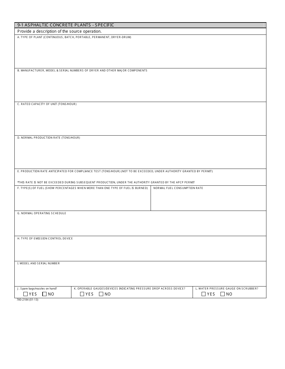 Form MO780-2184 Performance Test Plan - Missouri, Page 8