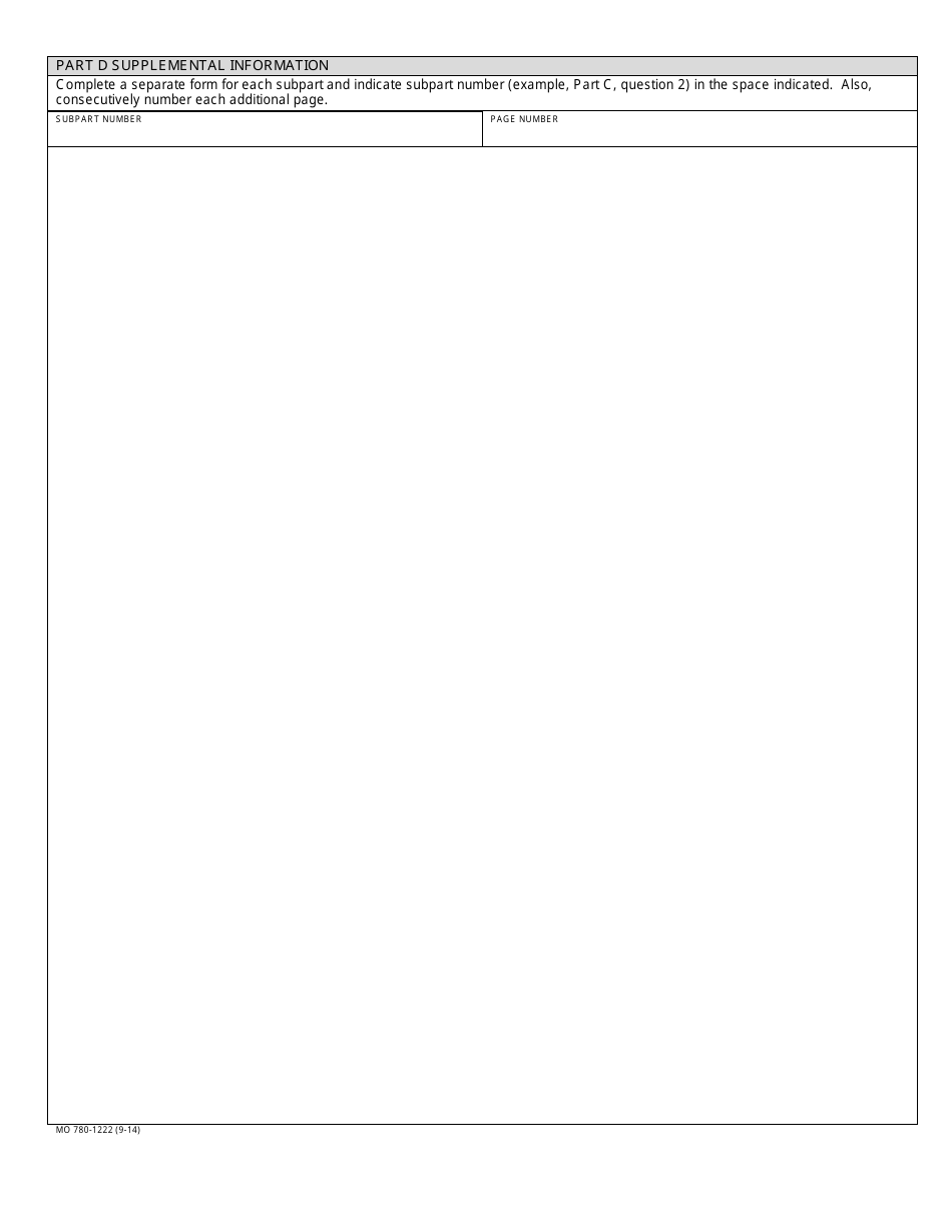 Form MO780-1222 Asbestos Business Exemption Application - Missouri, Page 4