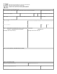 Document preview: Form MO780-1556 Asbestos Notification Amendment - Missouri
