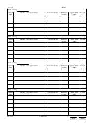 Form ADJ034F &quot;Work Search Record&quot; - Illinois, Page 2