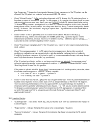 Instructions for Form TB NDR Notifiable Disease Report for Tuberculosis - Hawaii, Page 19