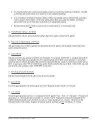 Instructions for Form TB NDR Notifiable Disease Report for Tuberculosis - Hawaii, Page 4