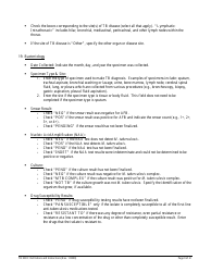 Instructions for Form TB NDR Notifiable Disease Report for Tuberculosis - Hawaii, Page 9