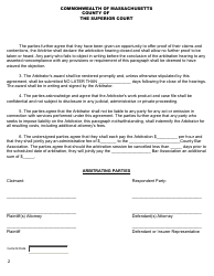 Agreement for Binding Arbitration - Massachusetts, Page 2