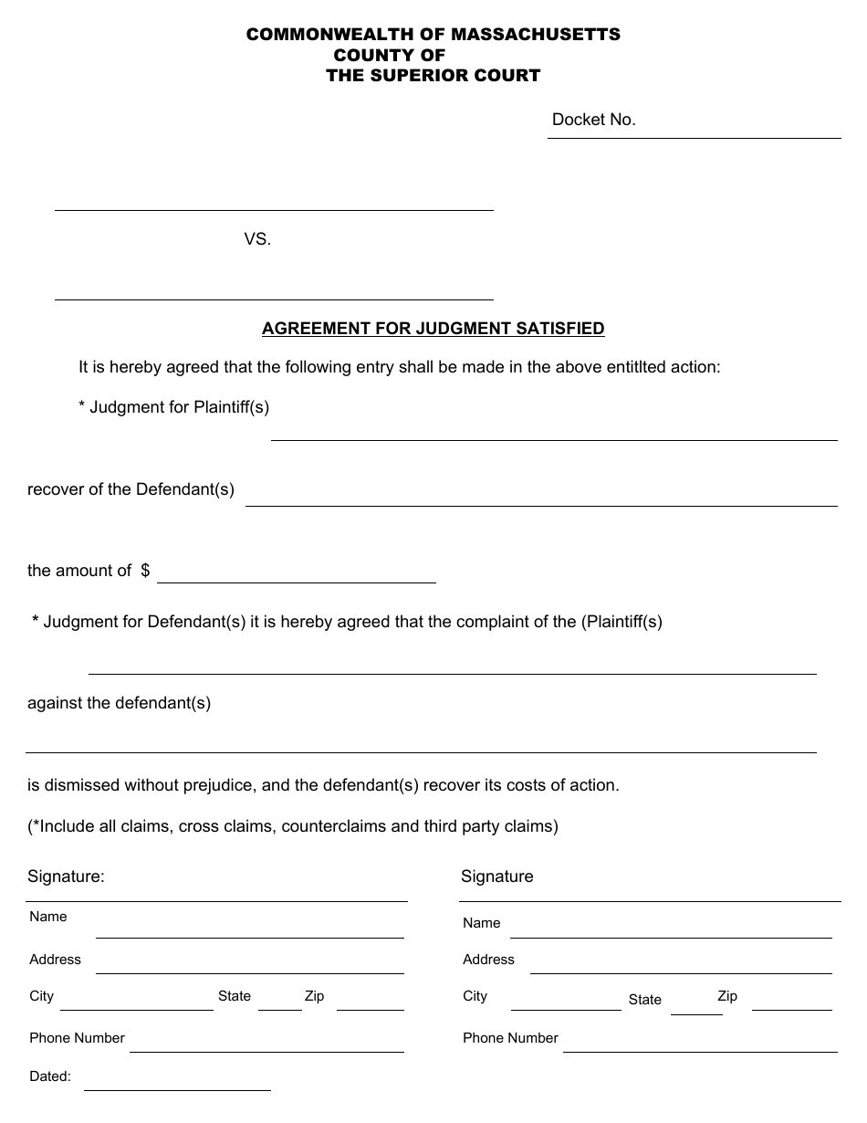 assignment of judgment agreement