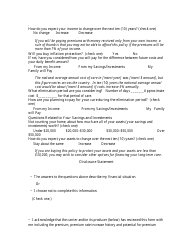 Form LTC-B Long-Term Care Insurance Personal Worksheet - Missouri, Page 2