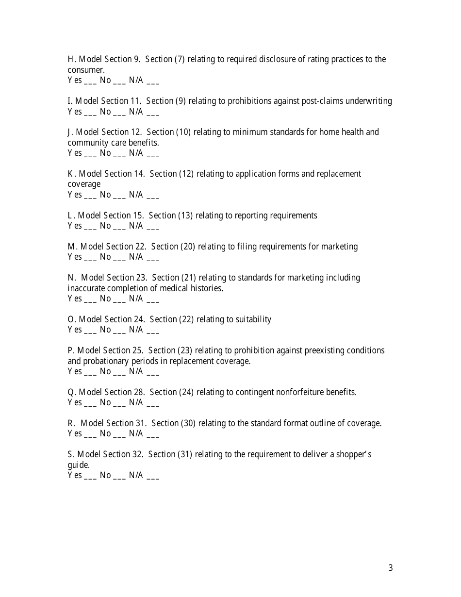 Form LTC-5 Partnership Program Policy Certification Form - Missouri, Page 3