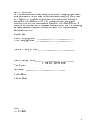 Form LTC-5 Partnership Program Policy Certification Form - Missouri, Page 5