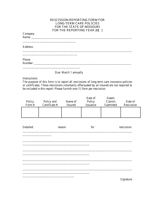 Form LTC-A  Printable Pdf