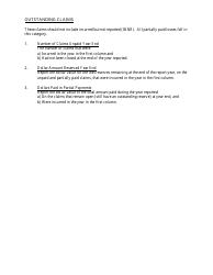 Instructions for Form MO375-0359 Missouri Commercial Liability Profitability Report - Missouri, Page 6