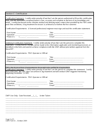 GWR Form D Request for 4-log Certification - Massachusetts, Page 5