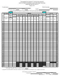Document preview: DNR Form 542-0038 Groundwater Monthly Operation Report for Systems Providing 4-log Virus Inactivation - Iowa