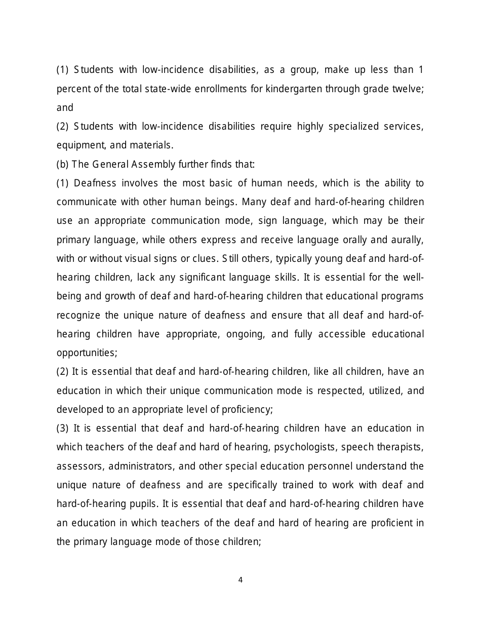 Deaf Childs Bill of Rights - Georgia (United States), Page 4