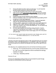 Form REQ425 Drinking Water Microbiology - Mississippi, Page 4