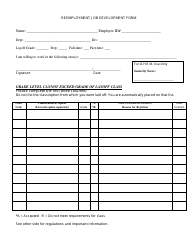 Form FS-24 Layoff Notice/Re-employment Placement Form - Nevada, Page 5