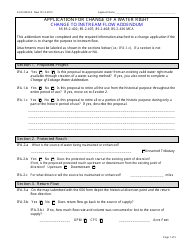 Document preview: Form 606-IFA Change to Instream Flow Addendum - Montana