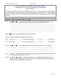 Document preview: Form 606-PSA Change in Place of Storage Addendum - Montana