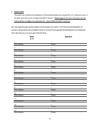 Form 631 Petition for Closure of a Highly Appropriated Basin - Montana, Page 6