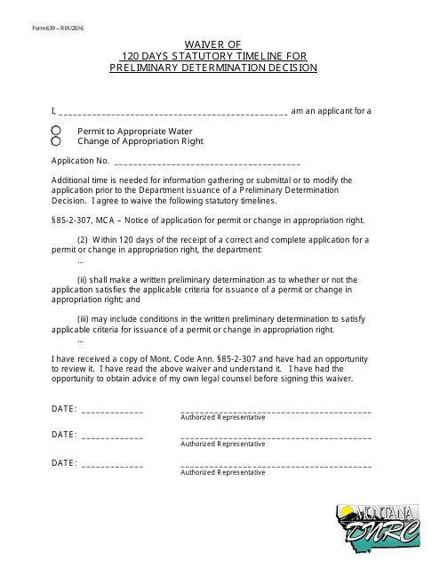 Form 639  Printable Pdf