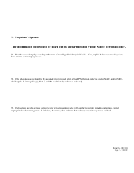 Form D0300 Complaint Acceptance Form - Nevada, Page 2