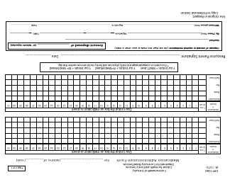 Form DPP-106H &quot;Medication Administration Form&quot; - Kentucky, Page 2