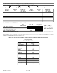 Form MC45-G Motor Fuel Tax Refund Request Form - Nevada, Page 2