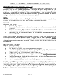 Document preview: Instructions for Form MC045GI Motor Fuel Tax Refund Request Form - Nevada