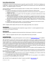 Instructions for Form MC045GI Motor Fuel Tax Refund Request Form - Nevada, Page 2
