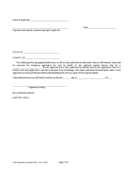 Application for Registration of Securities by Qualification Pursuant to Mississippi Securities Act 75-71-304 - Mississippi, Page 7