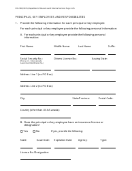 Form FIS2308 Application for Placement on Approved Captive Insurer Management Firm List - Michigan, Page 2