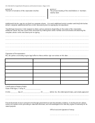 Form FIS0169 Articles of Incorporation for a Michigan Domestic Insurer - Michigan, Page 2