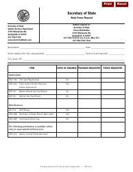 Document preview: Form VSD638.1 Bank Forms Request - Illinois