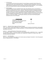 Form GW-1 Ground Water Pollution Control System (Mgwpcs) Domestic Wastewater '&quot; Permit Application - Montana, Page 12