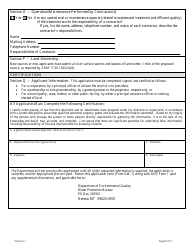 Form GW-1 Ground Water Pollution Control System (Mgwpcs) Domestic Wastewater '&quot; Permit Application - Montana, Page 8