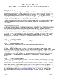 Form GW-1 Ground Water Pollution Control System (Mgwpcs) Domestic Wastewater '&quot; Permit Application - Montana, Page 9