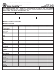 Document preview: Form MO580-3033 Vaccine Replacement - Missouri