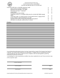 Wholesaler/Manufacturer Inspection Form - Nevada, Page 4