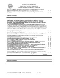 Mdeg Inspection Form - Nevada, Page 4