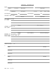Form DHS982 Application for Certificate of Approval for Family Child Care - Hawaii, Page 2