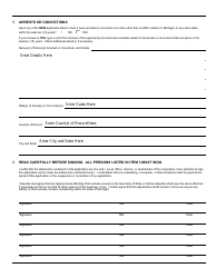 Form AR-0175 Repair Facility Change of Officer, Director, Stockholder Application - Michigan, Page 2