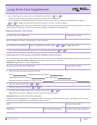Document preview: Form LTC-SUPP Long-Term-Care Supplement - Massachusetts
