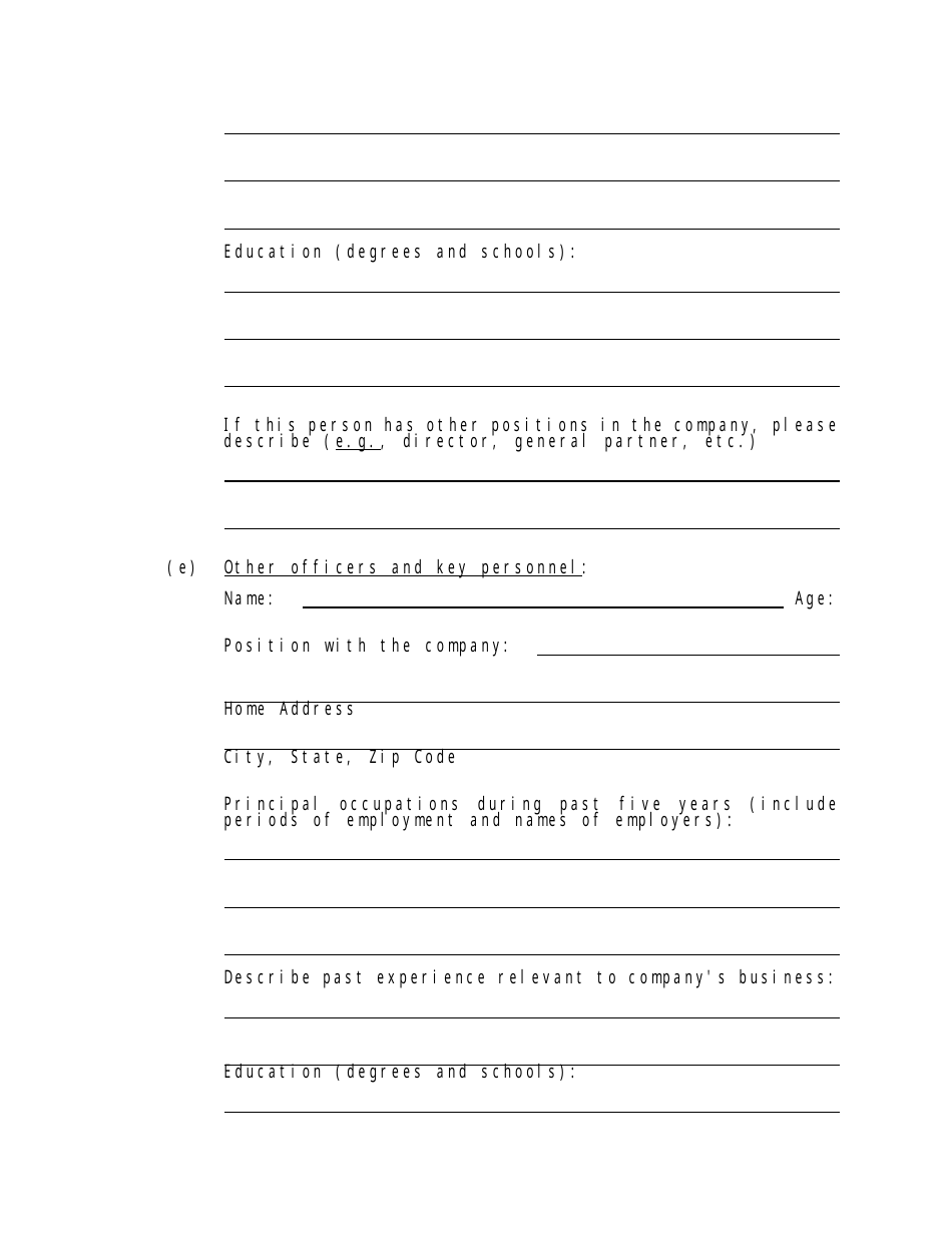 Form MLOE-2 Limited Offering Exemption - Maryland, Page 18