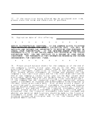 Form MLOE-2 Limited Offering Exemption - Maryland, Page 26