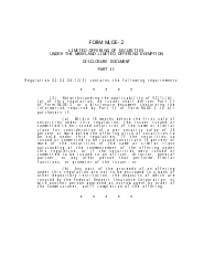 Form MLOE-2 Limited Offering Exemption - Maryland, Page 30