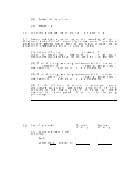 Form MLOE-2 Limited Offering Exemption - Maryland, Page 5