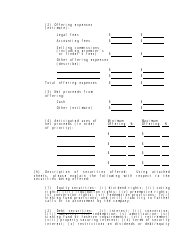 Form MLOE-2 Limited Offering Exemption - Maryland, Page 6