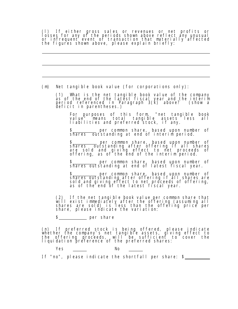 Form MLOE-2 Limited Offering Exemption - Maryland, Page 8