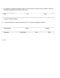 Volunteer/Board Member Application - Nevada, Page 2