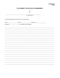 Form DNP-3 Articles of Amendment - Hawaii, Page 3